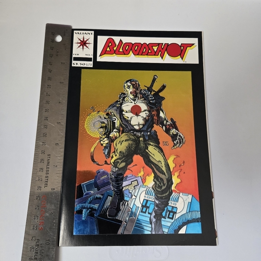 Valiant Bloodshot Comic Book - Picture 6 of 6